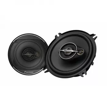 Pioneer TS-A1371F. Kaiutintyyppi: 3-tie, huipputeho: 300 W, nimellisteho: 50 W. Asennussyvyys: 5,4 cm, bassokaiuttimen halkaisija: 13,3 cm, diskantti