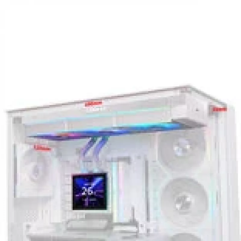 Neste-CPU-jäähdytin Lian Li HydroShift II LCD-S 360mm AiO RGB-valaistuksella ja LCD-näytöllä