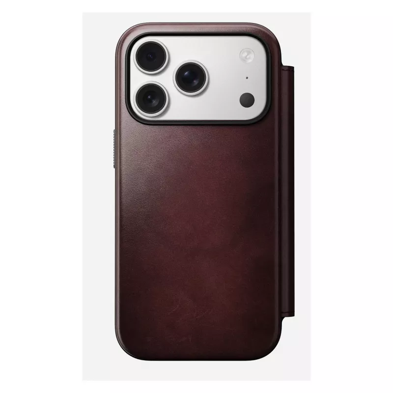Nomad Modern Leather Folio -puhelinkotelo Apple iPhone 17 Pro, 6,3