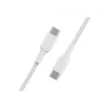Belkin BOOST CHARGE - USB-kaapeli - 24-pin USB-C (M) – 24-pin USB-C (M) - USB 2.0 - 2 m - valkoinen