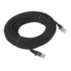 Verkkokaapeli LANBERG PCU6-10CC-1000-BK RJ-45 Cat6 U/UTP 10 m musta