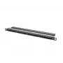 Lanberg PPU5-0024-B - RJ-45 - Cat5, Cat5e - musta - metalli - räkkiasennus - 0,5HE (PPU5-0024-B)