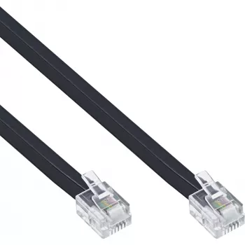 InLine modulaarikaapeli RJ12 uros / uros 6P6C 20m