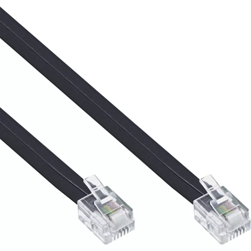 InLine modulaarikaapeli RJ12 uros / uros 6P6C 20m