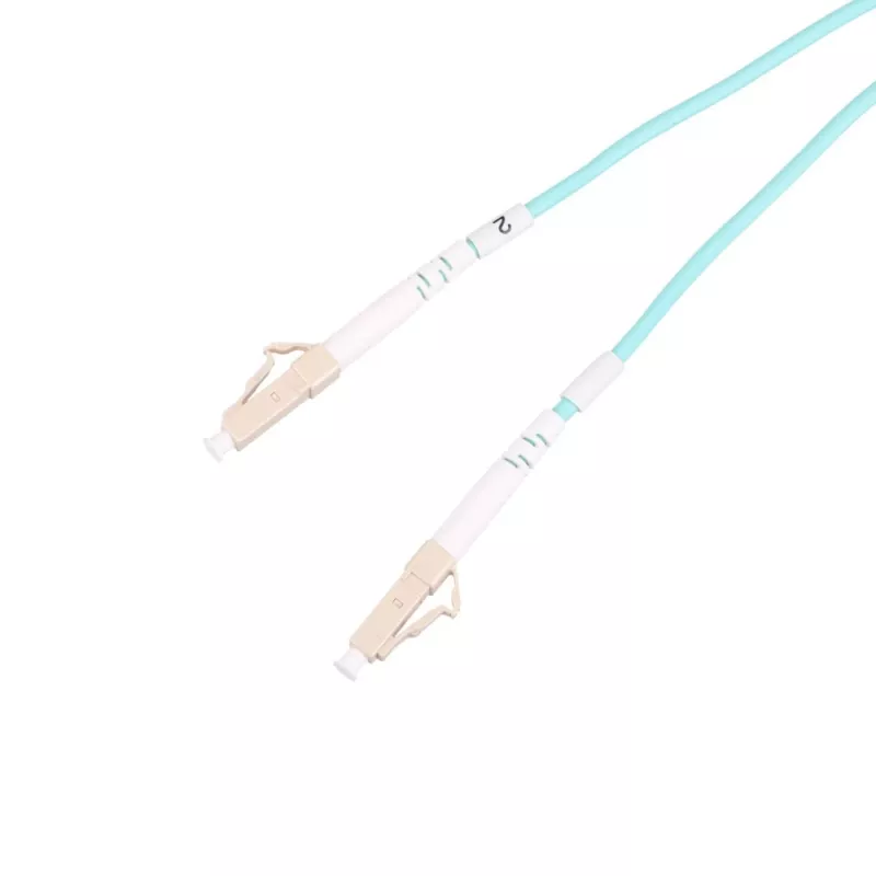Extralink LC/UPC - LC/UPC kuitu-patchkaapeli, monimuoto OM3, duplex, 3 mm vaippa, 2 m