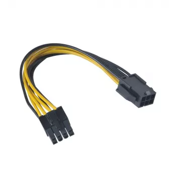Akasa 6-Pin PCIe - 8-Pin ATX12V -adapterikaapeli (AK-CB051)