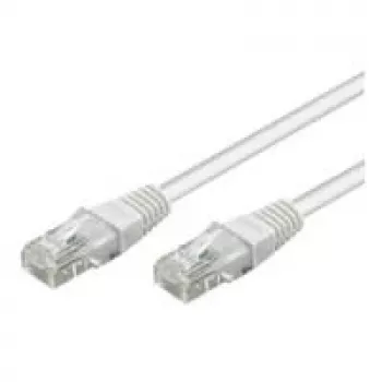 Wentronic Goobay CAT 5e patch-kaapeli, U/UTP, valkoinen, 0,5 m - CCA kupariseos (68500)