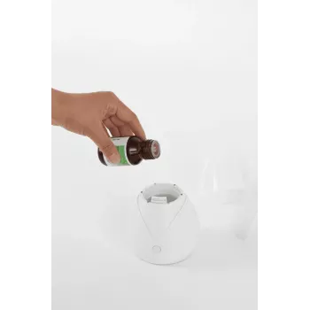 Aromadiffuusori Stylies Luna valkoinen — ultraäänidiffuusori, Ø 10 cm, K 215 mm, 6 W, 220 g