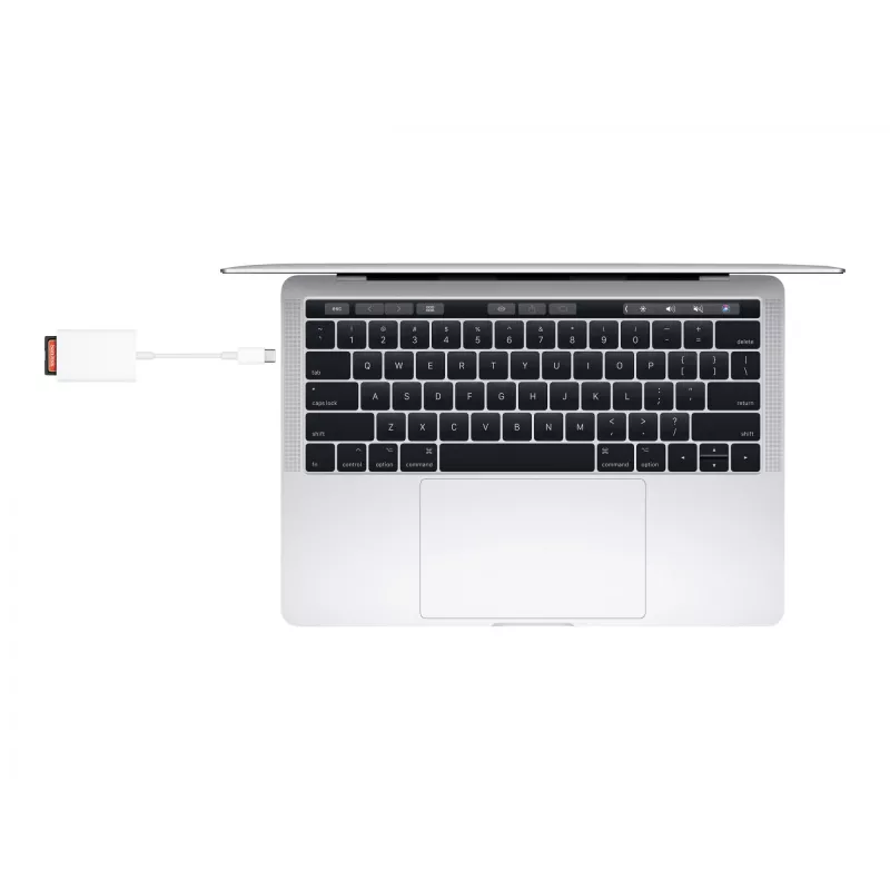 Kortinlukija Apple MW653ZM/A USB 2.0 Type-C valkoinen SD-yhteensopiva