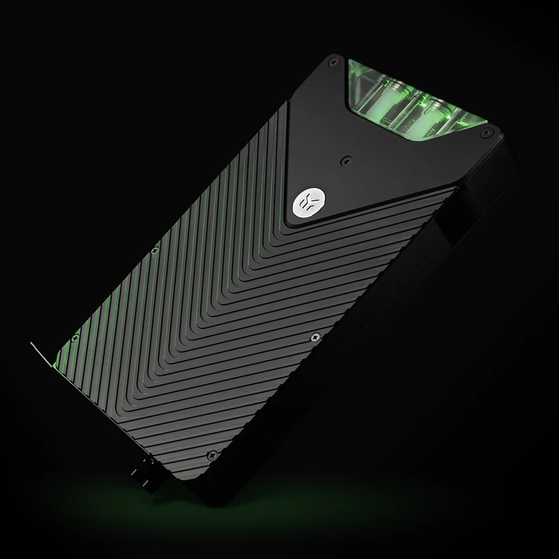 Backplate EK Water Blocks alumiini musta