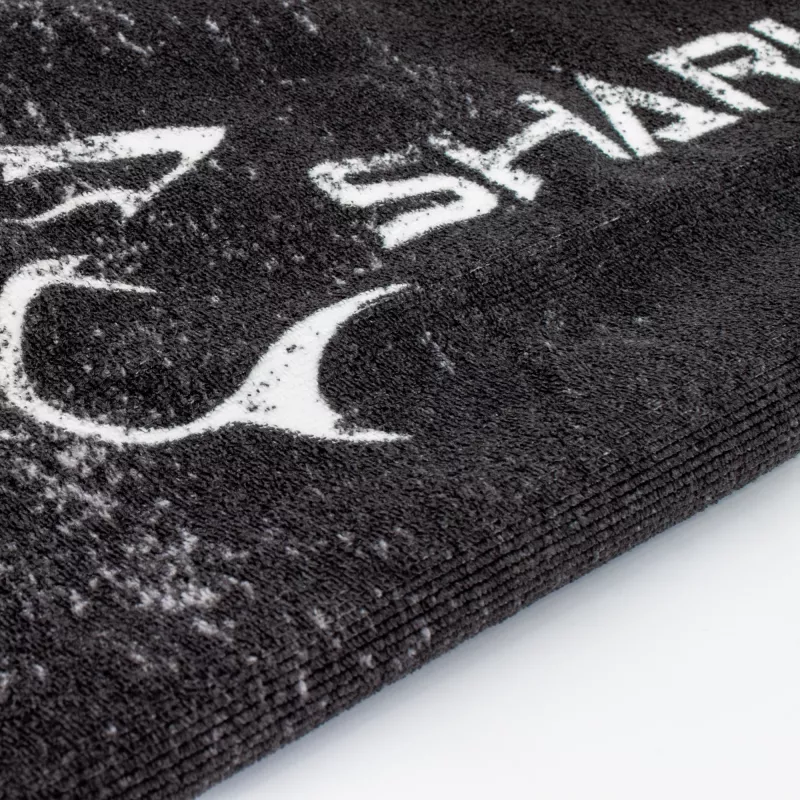 Käsipyyhe White Shark TW-02 sahahai nopeasti kuivuva kevyt mikrofiber