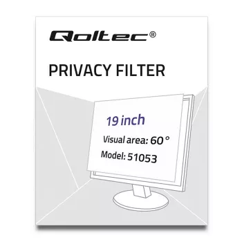 Qoltec 51053 näkösuojasuodatin 48,3 cm (19) näytölle