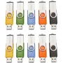 Intenso Basic Line USB-muistitikku 4 GB, USB Type-A 2.0, 10 kpl pakkaus, monivärinen
