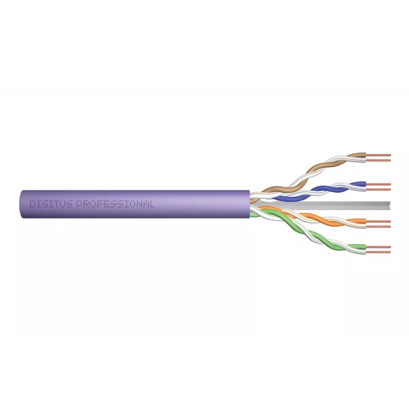 DIGITUS - bulk-kaapeli - 100,0 m - UTP - CAT 6 - violetti (DK-1613-VH.1)