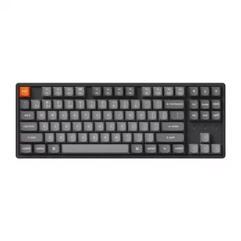 Keychron K8 Max -näppäimistö yleismalli USB RF Wireless Bluetooth musta 87 näppäintä RGB LED