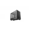 DeepCool CH160 PLUS R-CH160-BKNGM0-G kompakti (SFF) tietokonekotelo, Mini-ITX/Micro-ATX, karkaistu lasi, musta