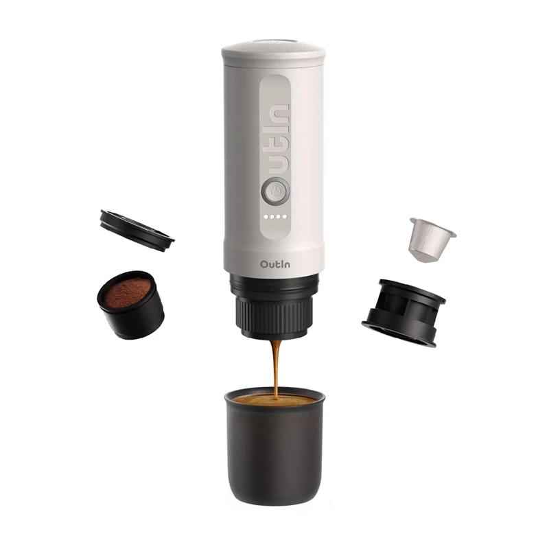Kahvinkeitin Outin 670g Nano valkoinen