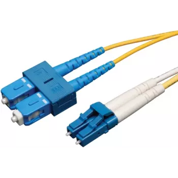 Eaton Tripp Lite Series duplex-yksimuotokuitu 9/125 kuitu-patchkaapeli (LC/SC), 3 m (10 ft.) - patchkaapeli - LC yksimuotokuitu (uros) - SC yksimuotokuitu (uros) - 3 m - kuitu - duplex - 9/125