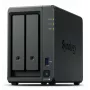 NAS Synology DiskStation DS725+ 2-Bay Ryzen R1600 4GB DDR4 ECC, 2.5GbE, 2x M.2, RAID-tuki, 0TB, musta