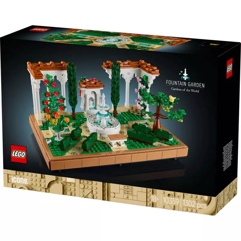 LEGO ICONS 10359 Suihkulähdepuutarha