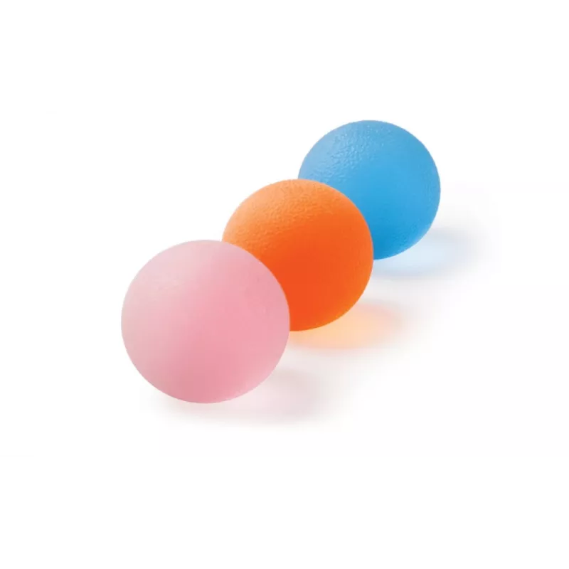 Sininen geelipallo käsikuntoutukseen
