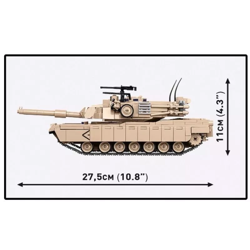 Rakennussarja-palikat Cobi M1A2 Abrams 1025 osaa malli COBI-2632