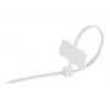 Kaapelikiinnike merkintäkentällä (vaaka) - pituus 100 mm - leveys 2,5 mm