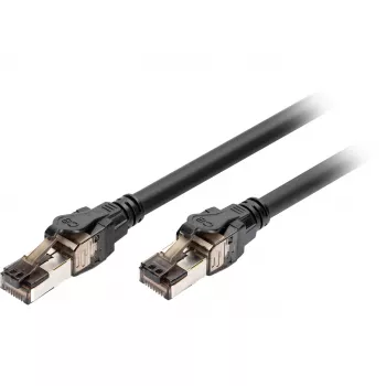 Digitus DK-1843-005 CAT 8.1 S/FTP -kytkentäkaapeli 0,5 m, musta