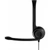 Sennheiser PC 7 USB -kuulokemikrofoni johdollinen panta toimisto/call center USB Type-A musta