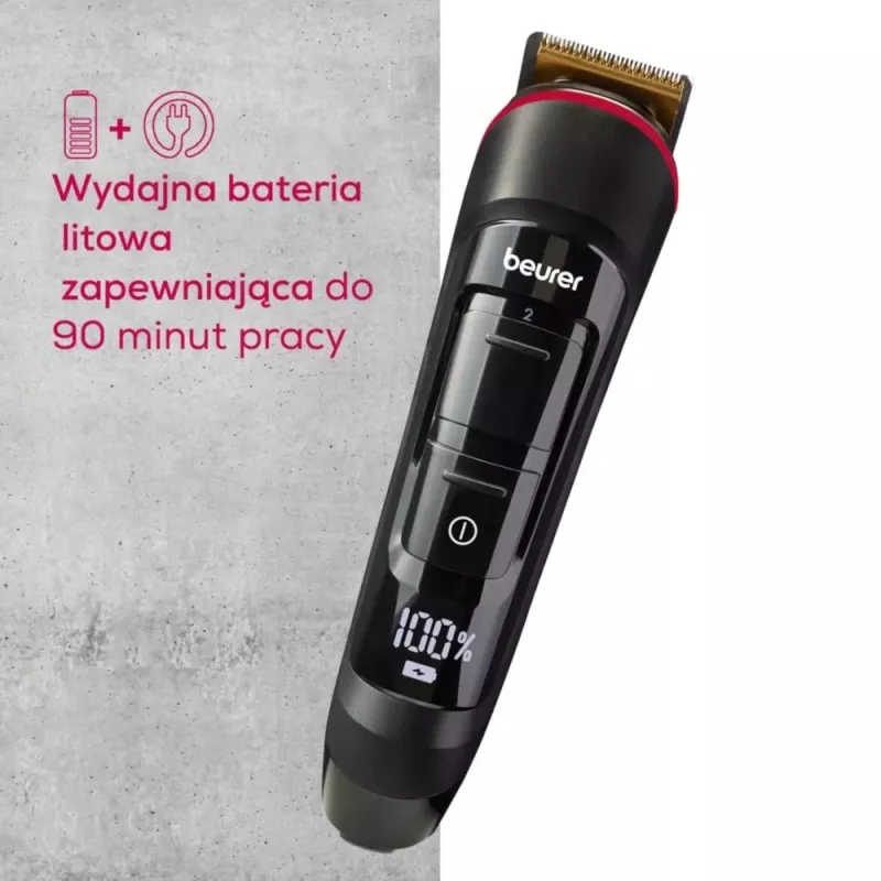 Beurer parta- ja sänkitrimmeri MN4 ladattava tarkka leikkaus