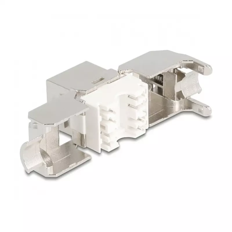 DeLOCK 90683 kaapelisovitin RJ45 LSA hopea
