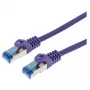 LOGON TCR55SS0015V verkkokaapeli, SSTP Cat5e, 0,15 m, violetti