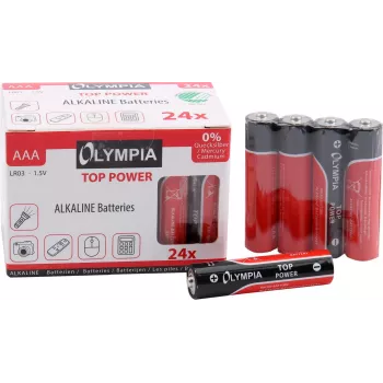 Kotitalousparisto AAA alkali Olympia 40180