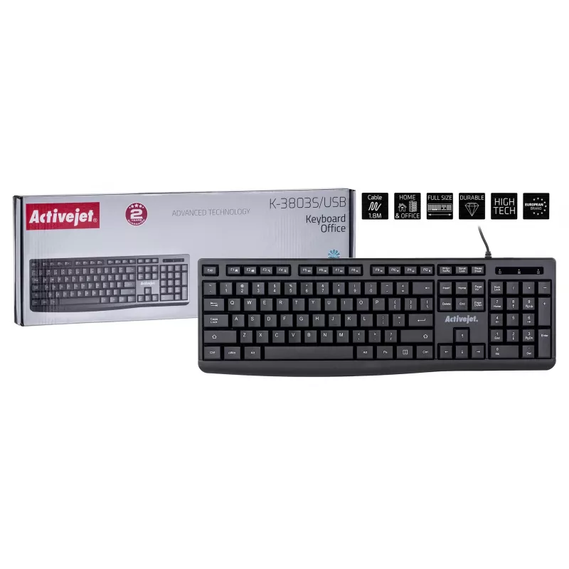 Activejet K-3803S USB-näppäimistö