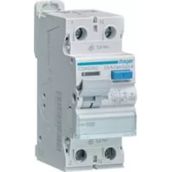 HAGER CDA525D vikavirtasuojakytkin 2P 10kA 25A 30mA tyyppi A (CDA525D)