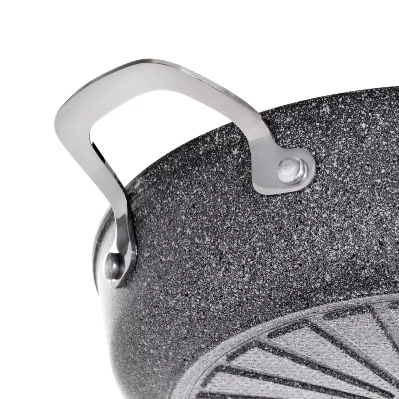 Induktio-paistinpannu 2 kahvalla BALLARINI Salina Granitium 24 cm 75002-811-0
