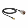 Koaksiaalikaapeli DeLOCK 88938 CFD200 1 m RP-SMA