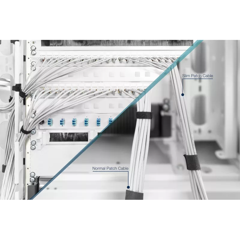 DIGITUS CAT 6A U/UTP ohut patch-kaapeli RJ-45 Cat6a 2m harmaa