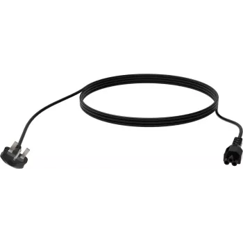 Virtajohto Vision TC 3MUKCVLF/BL 3 m BS 1363 IEC C5 musta