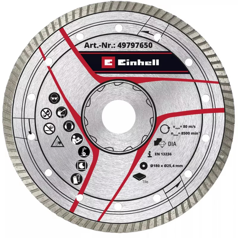 KWB turbo-timanttikatkaisulaikka Ø 180 x 25,4 x 2,6 mm