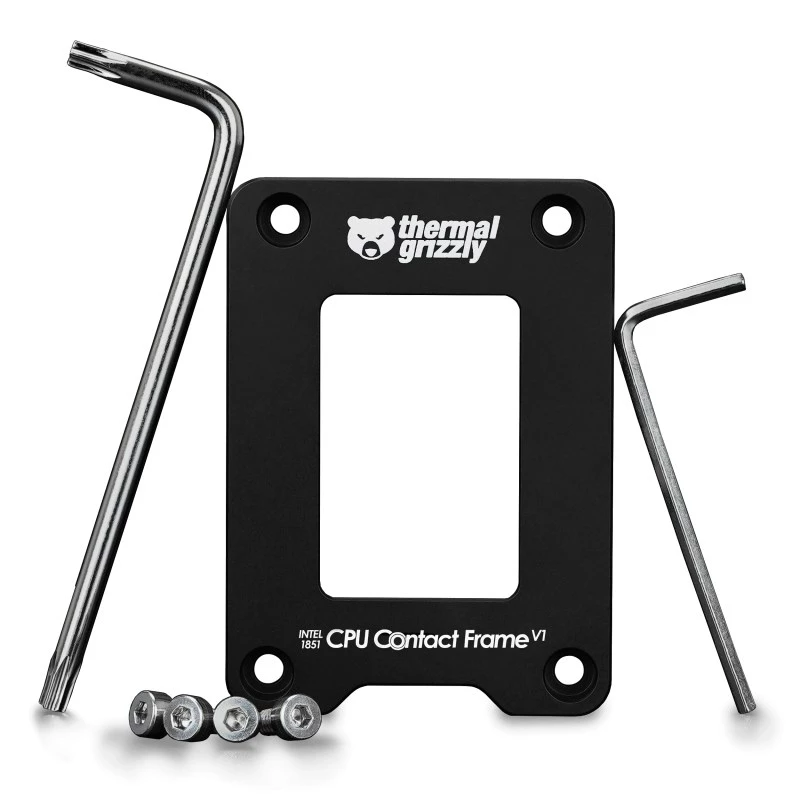 Frame-Upgrade-Kit Thermal Grizzly TG-CF-I1851-V1 alumiini musta 71x51x6mm