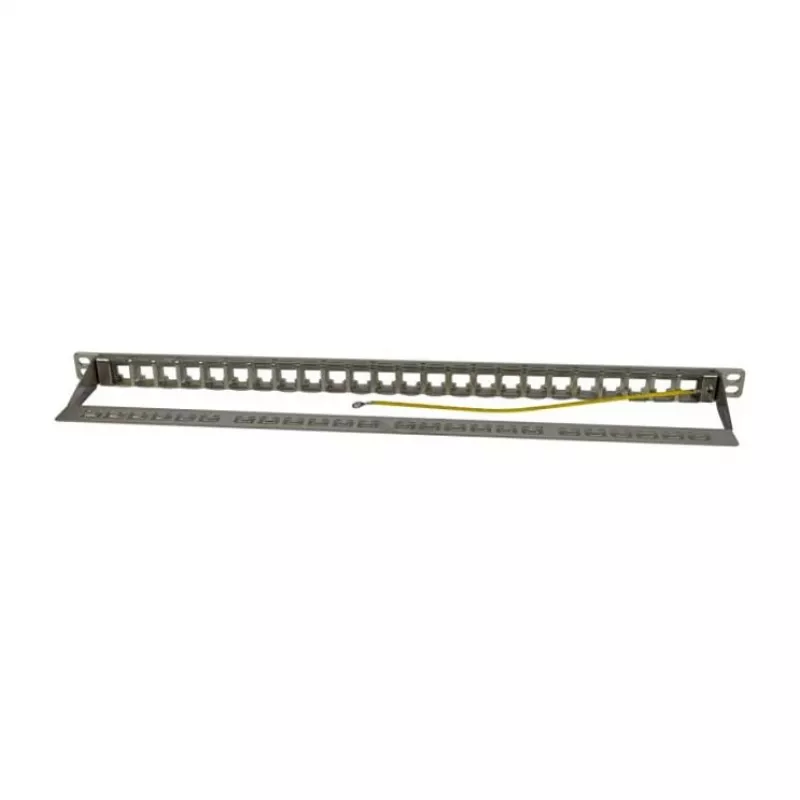 Keystone, moduulikannatin, 48,30 cm (19) patch-paneeli 24xTP-moduulille, 0,5HE, vaaleanharmaa (S216333)