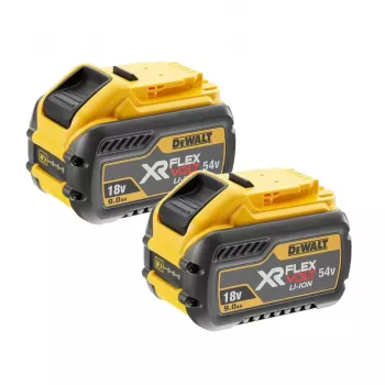 Akkupaketti DeWalt DCB547 18V/54V 9,0Ah & 3,0Ah, 2 kpl