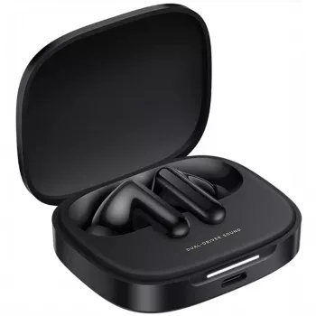 Kuulokkeet Xiaomi Buds 6 In-Ear langattomat binauraaliset nappikuulokkeet, Bluetooth 5.4, ANC, 42 h toisto, IP54, yön musta
