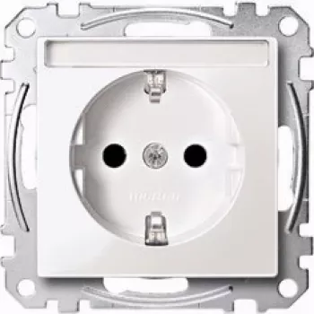 Pistorasia CEE 7/3 Merten MEG2302-0325 250V 16A valkoinen