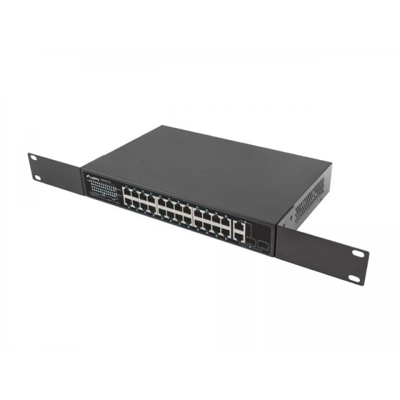 Lanberg RSFE-24P-2C-250 verkkokytkin hallitsematon Gigabit Ethernet (10/100/1000)