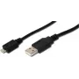 USB-kaapeli Digitus 1,8 m USB 2.0 USB A Micro-USB A musta