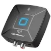 QOLTEC langaton HiFi-audiolähetin/vastaanotin malli 56981 — Bluetooth/Line-In-audiosilta