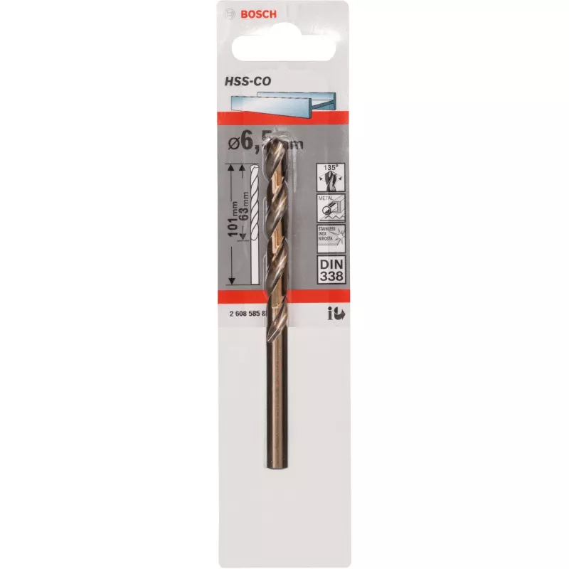 Kierrepora Bosch HSS Cobalt 6.5 mm 1 kpl