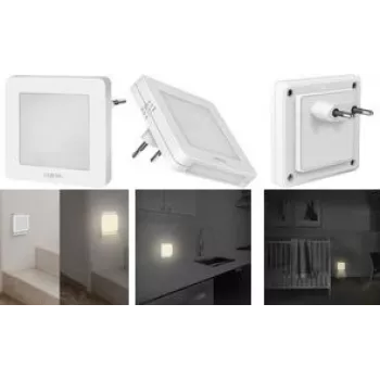 LogiLink lisävaruste LED-yövalo pistorasia neliö (LED013)